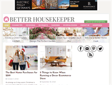 Tablet Screenshot of betterhousekeeper.com
